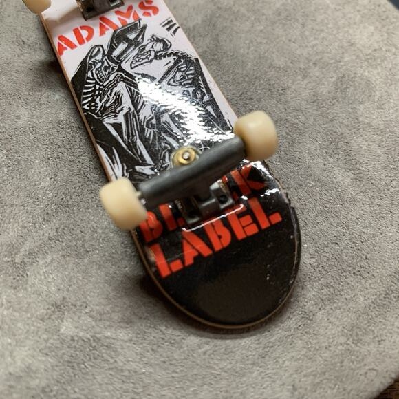 Vintage Jason Adams Black Label Tech Deck Fingerboard Skeleton Graphic - Picture 2 of 6